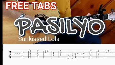 pasilyo chords tabs